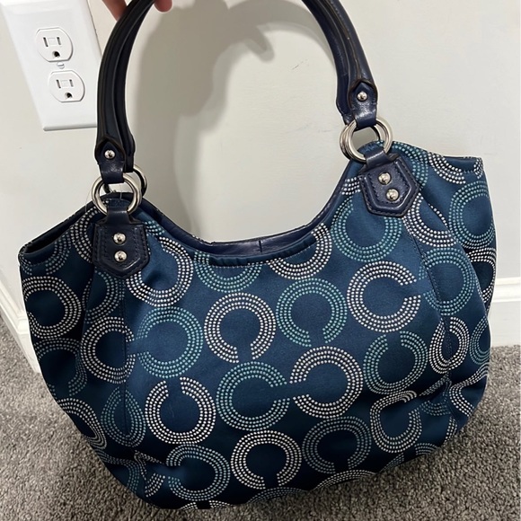 Ashley Dotted Coach Purse - Picture 8 of 9